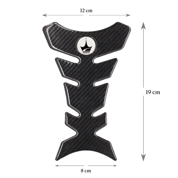 Grippatch Yamaha, BMW, Honda ile Uyumlu Universal 6D Karbon Tank Pad GC08 - 1
