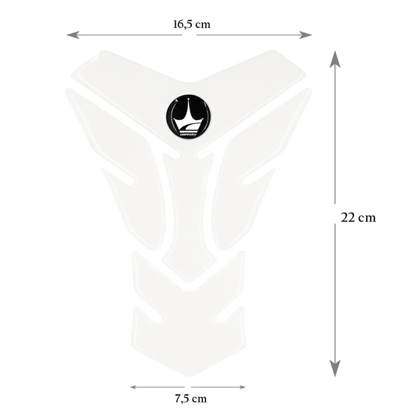 Grippatch Yamaha, BMW, Honda ile Uyumlu Universal Şeffaf Tank Pad GT06 - 2