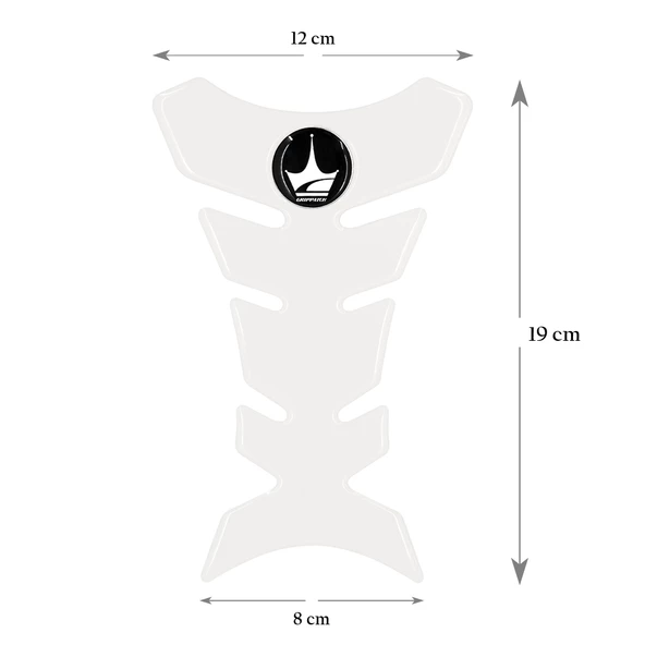 Grippatch Yamaha, BMW, Honda ile Uyumlu Universal Şeffaf Tank Pad GT08 - Resim 8