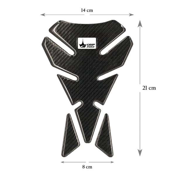 Grippatch Aprilla, KTM, Kawasaki, Suzuki ile Uyumlu Universal 6D Karbon Tank Pad GC04 - 2