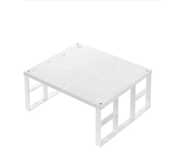 Organizer Dolap Içi Raf Düzenleyici Metal Beyaz 2 Adet - 3