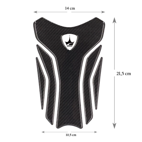 Grippatch Ducati, Mv Agusta ile Uyumlu Universal 6D Karbon Tank Pad GC07 - 2