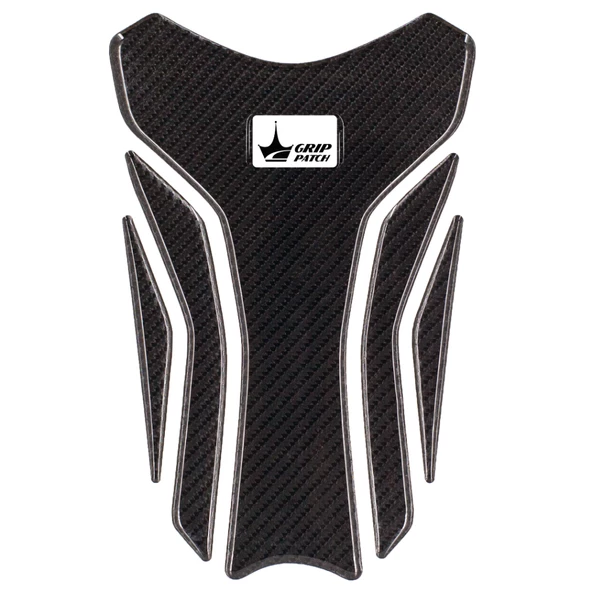 Grippatch Aprilla, KTM, Kawasaki, Suzuki ile Uyumlu Universal 6D Karbon Tank Pad GC07 - 1