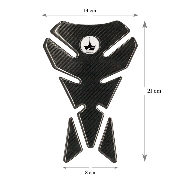 Grippatch Yamaha, BMW, Honda ile Uyumlu Universal 6D Karbon Tank Pad GC04 - 1