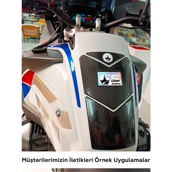 Grippatch Ducati, Mv Agusta ile Uyumlu Universal Şeffaf Tank Pad GT06 - 12