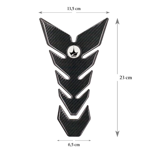 Grippatch Yamaha, BMW, Honda ile Uyumlu Universal 6D Karbon Tank Pad GC05 - 1
