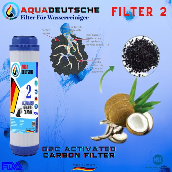 AQUA DEUTSCHE AÇIK KASA SU ARITMA CİHAZI 5 FİLTRELİ SET - Resim 4