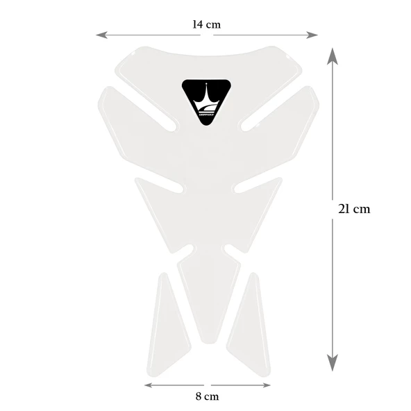 Grippatch Triumph Motosikletler ile Uyumlu Universal Şeffaf Tank Pad GT04 - 2