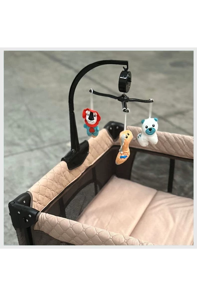 HOLMER Kurmalı Müzikli Dönence ( Oyun Parkı/Park Yatak/Beşik Dönencesi )