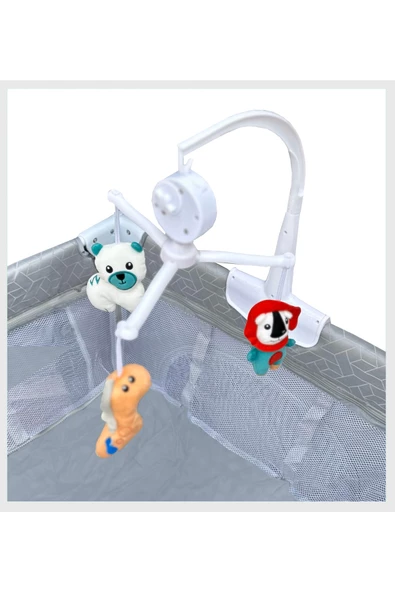 HOLMER Kurmalı Müzikli Dönence ( Oyun Parkı/Park Yatak/Beşik Dönencesi ) - 2