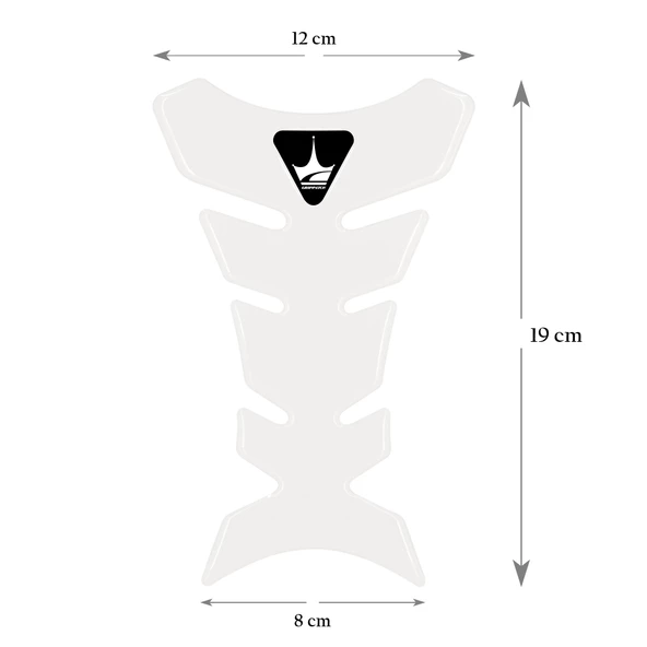 Grippatch Triumph Motosikletler ile Uyumlu Universal Şeffaf Tank Pad GT08 - Resim 2