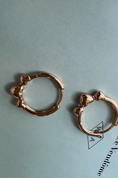 LOVE (ALTIN KAPLAMA KÜPE ) - 6