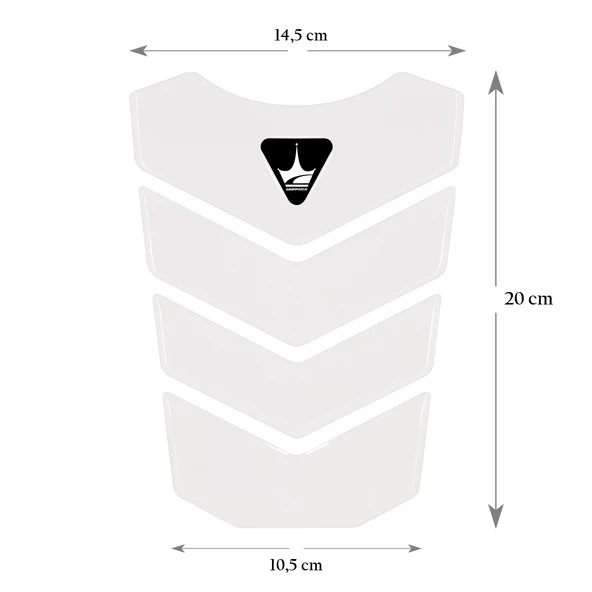 Grippatch Triumph Motosikletler ile Uyumlu Universal Şeffaf Tank Pad GT02 - Resim 2