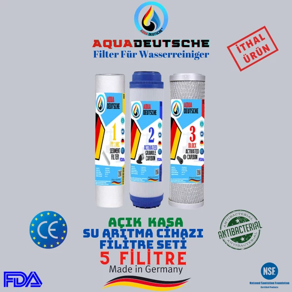 AQUA DEUTSCHE AÇIK KASA 3 ÖN FİLTRE SETİ - 1