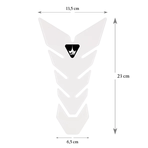 Grippatch Triumph Motosikletler ile Uyumlu Universal Şeffaf Tank Pad GT05 - 2
