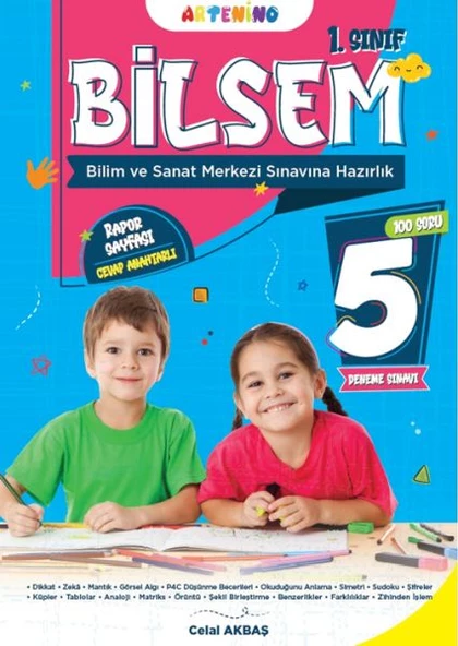 1. Sınıf 2025 BİLSEM Sınavına Hazırlık 5 li Deneme Sınavı