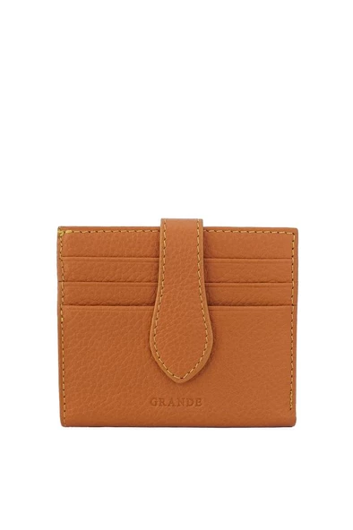 Grande Hakiki Deri Kartlık Turuncu  800 ürün görseli 1