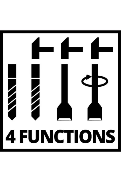 Einhell Herocco Pnömatik Kırıcı Delici 18v 2 X 5.2 Ah Plus Akülü Set - 4