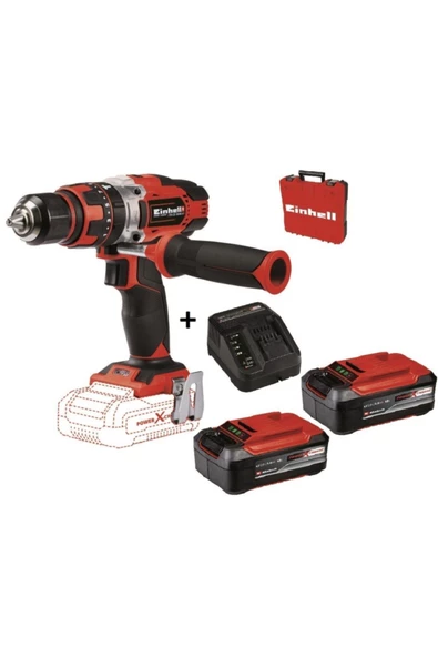 Einhell Te-cd 18/48 Li-i Darbeli Matkap + 2*5.2 Ah Plus Starter Kit + Çanta