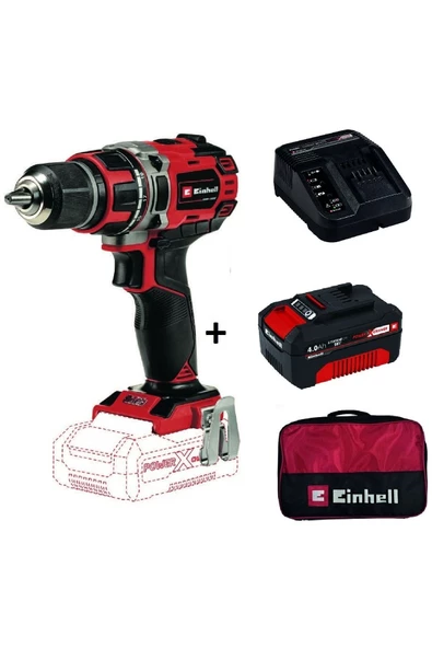 Einhell Te-cd 18/50 Li-ı Bl Kömürsüz Darbeli Matkap + 4 Ah Akü + Şarj Cihazı + Bez Çanta