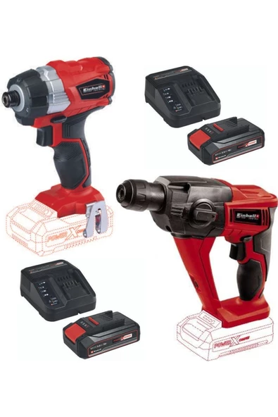 Einhell Te-cı 18 Bl Kömürsüz Torklu Vidalama Te-hd 18 Li Matkap 2x2.5ah Akülü Set