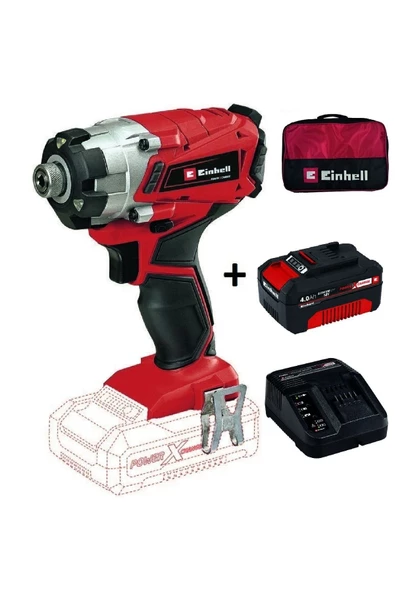 Einhell Te-cı 18/1 Li Akülü Darbeli Vidalama + 4ah Starter Kit + Bez Çanta