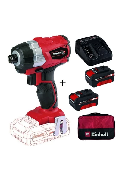 Einhell Te-cı 18 Li Bl Akülü Darbeli Vidalama + 2 X 4ah Starterkit + Bez Çanta