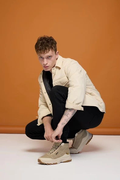 Erkek Outdoor Bot - Bej, Su Geçirmez - Resim 3