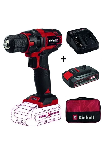 Einhell Tc-cd 18/35 Li Akülü Matkap + 1x2,5 Ah Starterkit + Bez Çanta