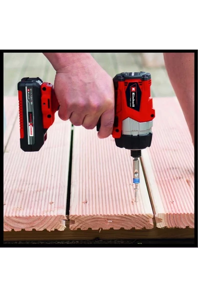 Einhell Te-cı 18/1 Li Akülü Darbeli Vidalama + 4ah Starter Kit + Bez Çanta - 2