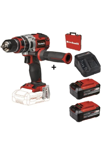 Einhell Te-cd 18 Li-i Bl Akülü Darbeli Matkap Vidalama + 2* 5.2 Ah Plus Starter Kit + Çanta