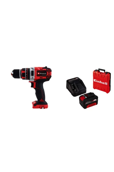 Einhell Te-cd 18-50 Li-i Bl Kömürsüz Darbeli Matkap + 18v 4ah Starter Kit Çantalı