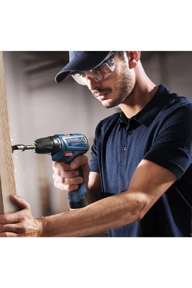 Bosch Darbeli Matkap Şarjlı Maktap Çok Amaçlı Yüksek Kaliteli El Aleti Çift Akülü 103 Parça Set Hediye - 6
