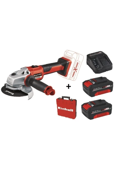 Einhell Axxıo 125 Mm Taşlama Makinesi + 2x4.0 Ah Plus Starter Kit + Çanta