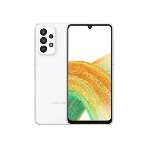 Yenilenmiş SAMSUNG GALAXY A33 128GB -B Kalite- Beyaz