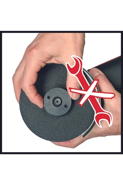 Einhell Axxıo 18/115 Q Akülü Avuç Taşlama + 2x4ah Starterkit + Bez Çanta - 3