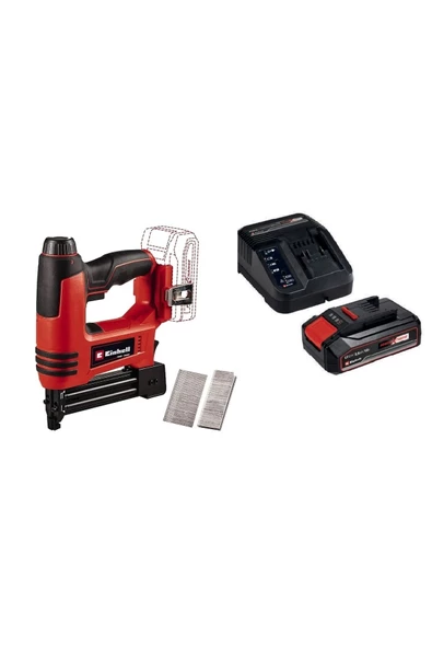 Einhell Te-cn 18 Li Solo 18v Akülü Zımba Ve Çivi Çakma Makinesi +2,5ah Pxc Starter Kit