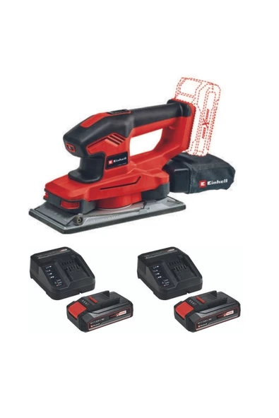 Einhell Te-os 18/230 Li 2x2.5 Akülü Titreşim Zımpara Makinesi