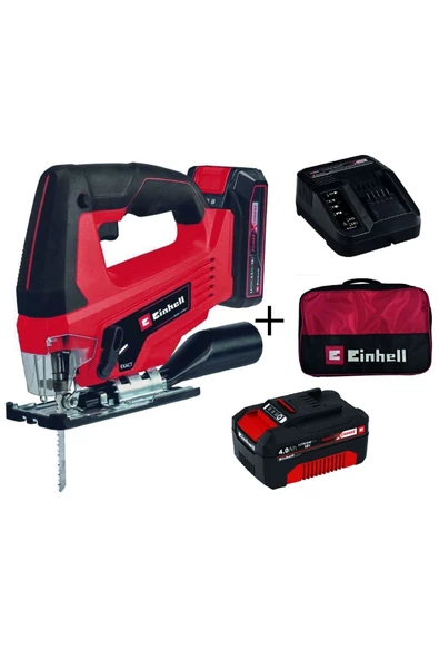 Einhell Tc-js 18 Li Akülü Dekupaj Testere + 4ah Starterkit + Bez Çanta