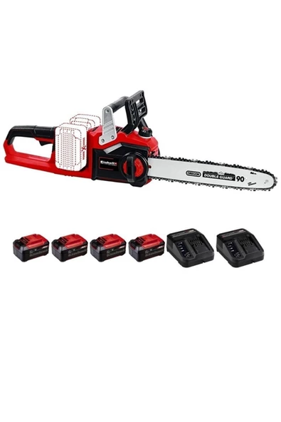 Einhell Ge Lc 36/35 Akülü Ağaç Kesme Motoru 4x5,2 Amper Akü Kit