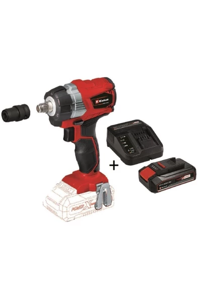 Einhell Te-cw 18 Li Bl Akülü Şarjlı Somun Sıkma Kömürsüz + 2.5 Ah Starter Kit