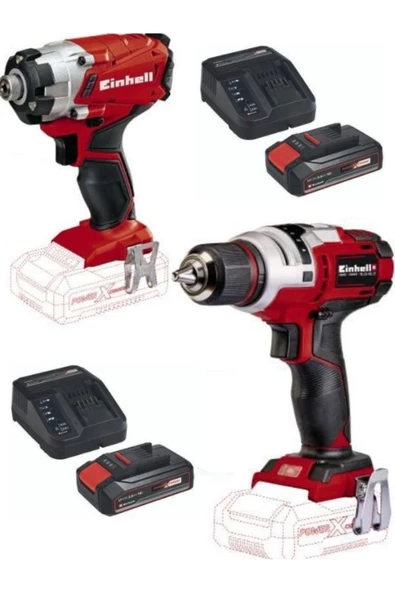 Einhell Te-ci 18/1 Akülü Vidalama Te-cd 18 Li E Akülü Matkap 2x2.5 Ah Akü Ve Şarj Ünitesi Usta Seti