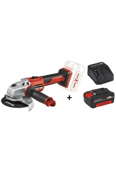 Einhell Axxıo 125 Mm Taşlama Makinesi + 4.0 Ah Starter Kit