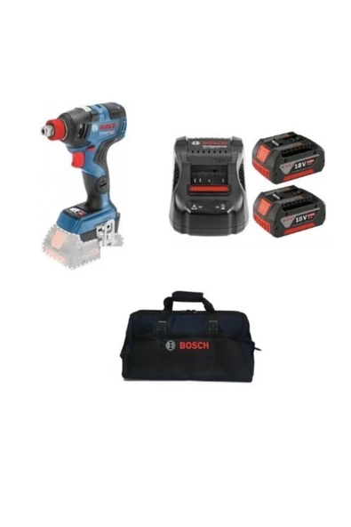 Bosch Gdx 18v-200 C 18 Volt 5 Amper Somun Sıkma + Vidalam