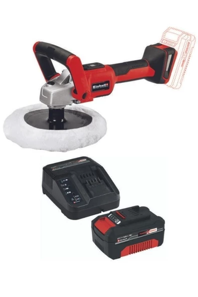 Einhell Ce-cp 18/180 Li E 1x4.0ah Starter Kit Akülü Polisaj / Zımpara Makinası