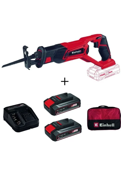 Einhell Te-ap 18 Li Akülü Kılıç Testere 2x2,5 Ah Starterkit Bez Çanta