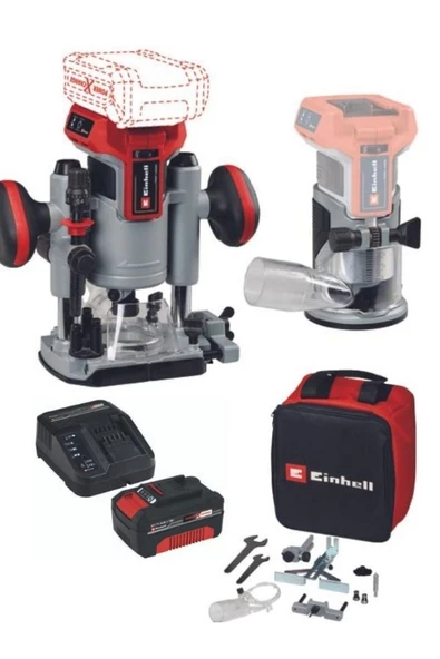 Einhell TP-RO 18 Set Li BL 1x4.0ah Akülü Kömürsüz Freze