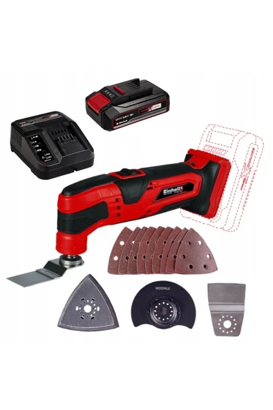 Einhell Tc Mg 18 Li Akülü Raspalama 2,5 Ah. Akü Starter Kit