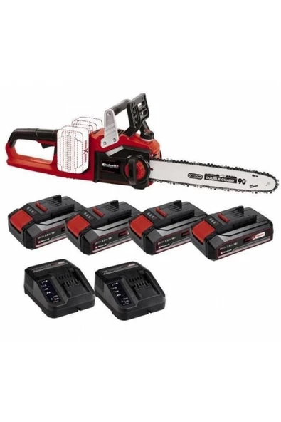 Einhell Ge-lc 36/35 Li Kit Akülü Testere 18v 4 X 2.5 Ah +2 Şarj Cihazi