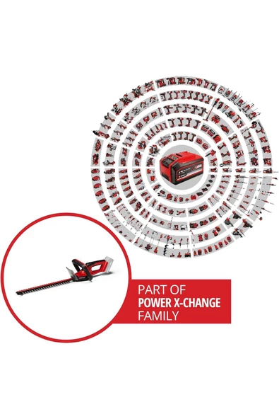 Einhell GC-CH 18/40 Li Solo, Akülü Çit Budama (Akü ve şarj cihazı dahil değildir) - 2